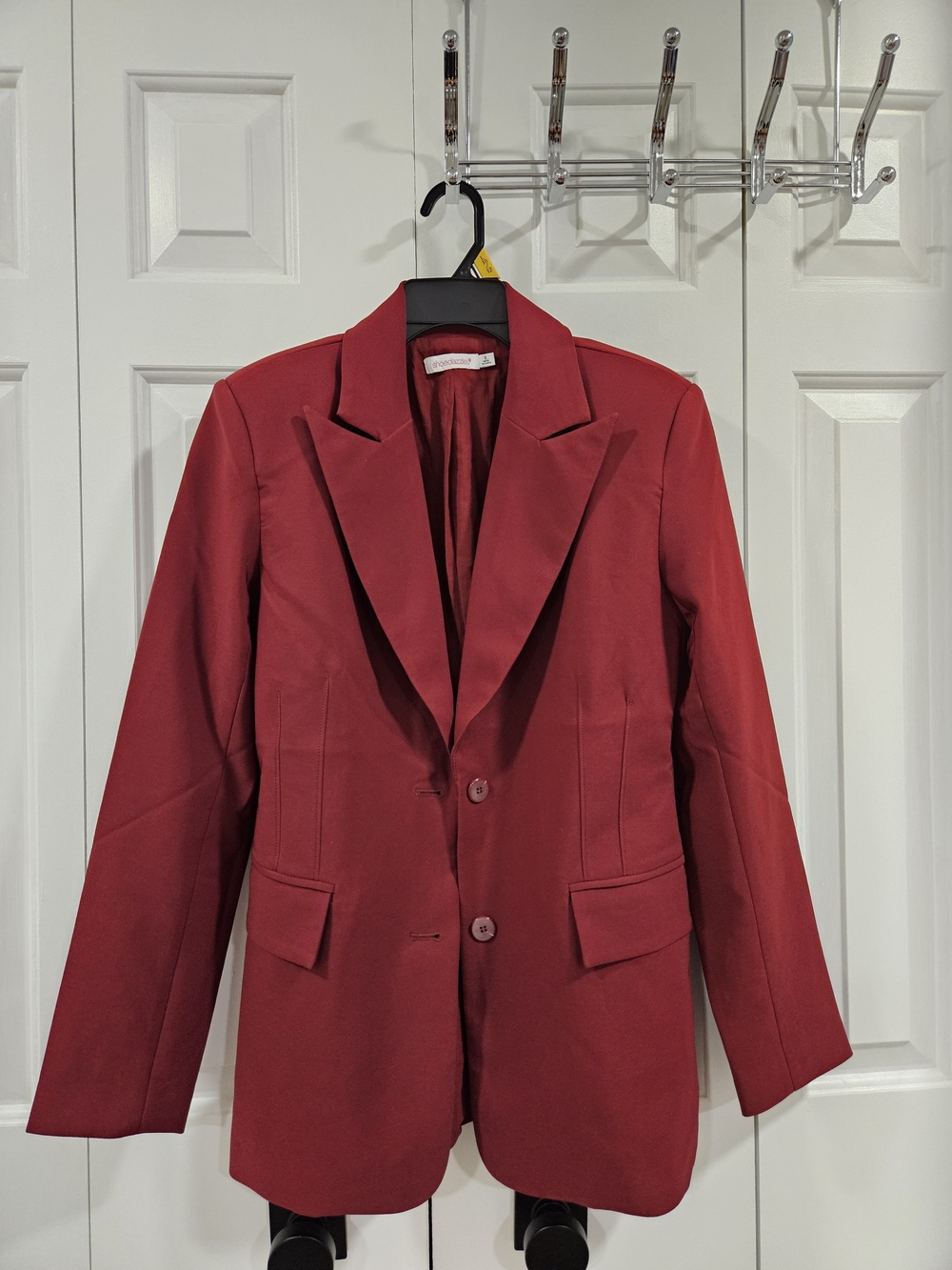 Women's Red Blazer Jacket